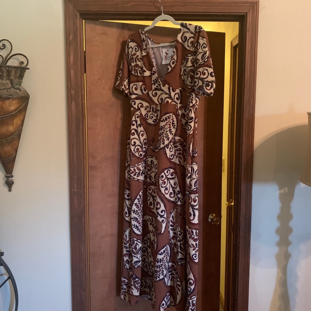 Long designed dress